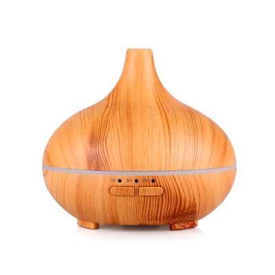 USB 5V Wood Grain Ultrasonic Essential Oil Diffuser Humidifier 80ml